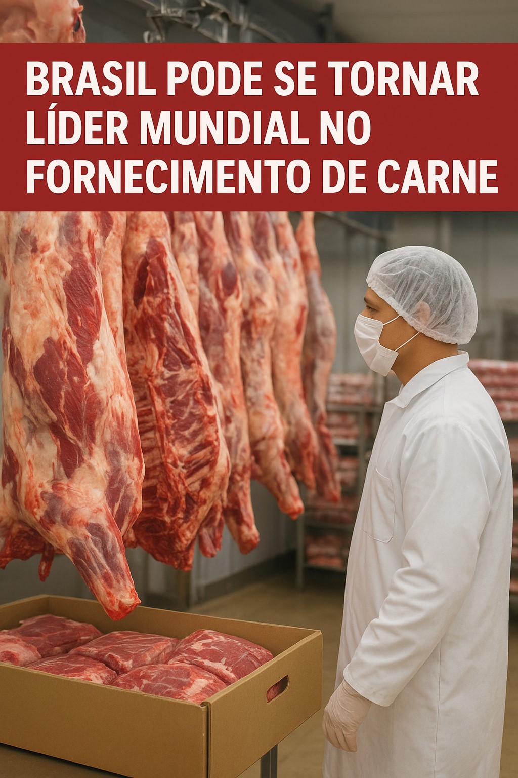 Brasil pode se tornar líder mundial no fornecimento de carne